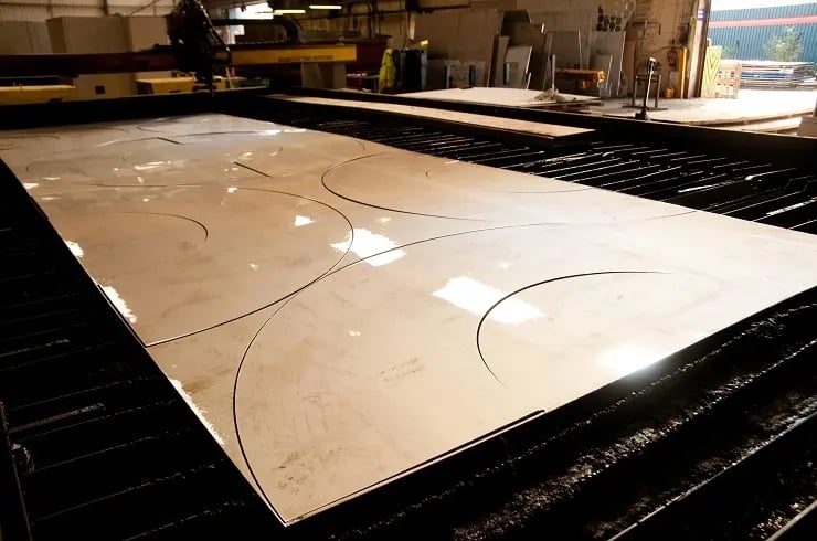 Cost effective alternative for thicker end stainless steel profiles