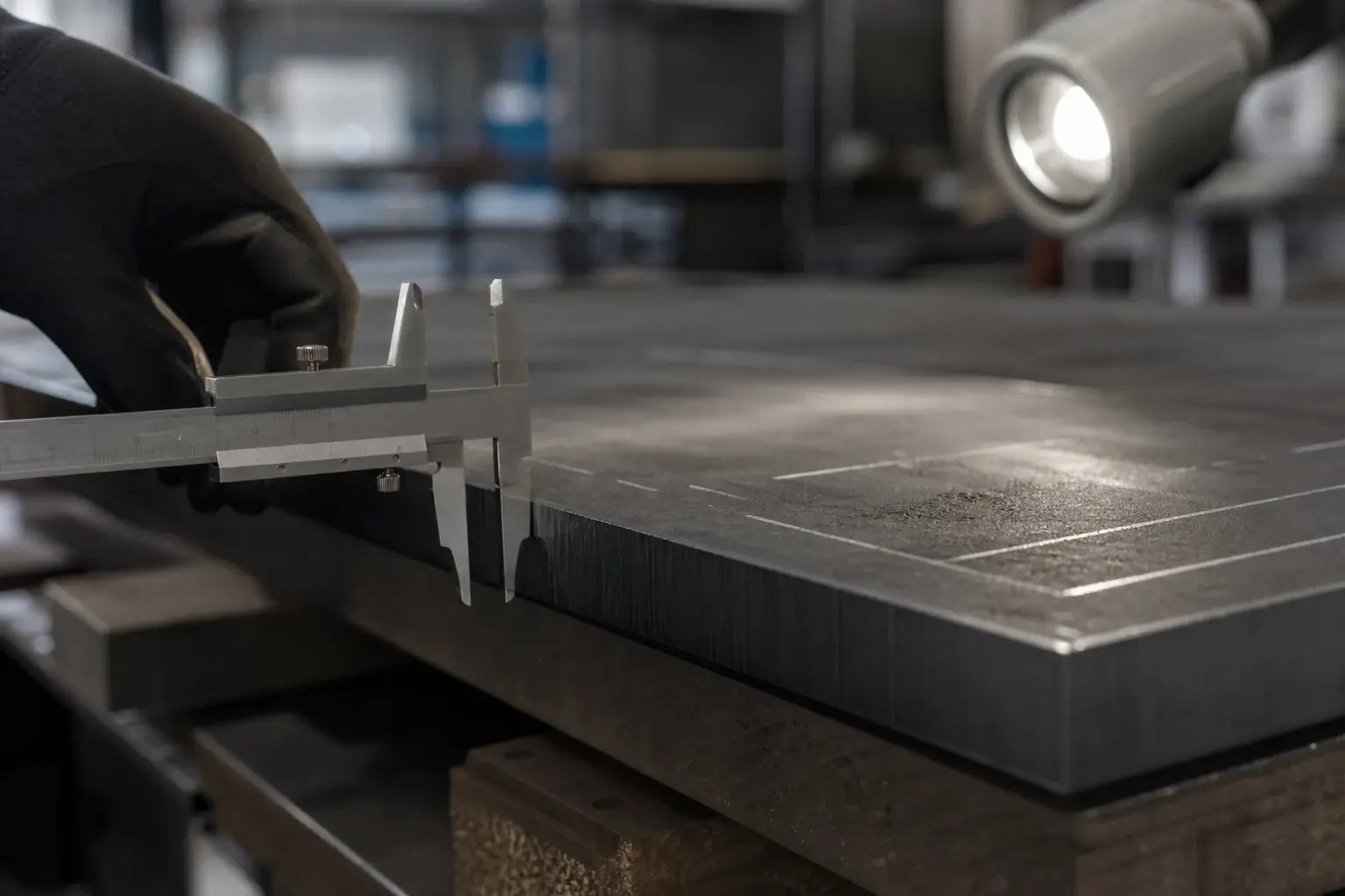 MIL-DTL and DEF STAN armour plate inspection