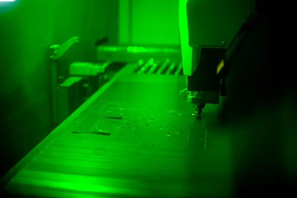 High detail laser cutting in action - 1