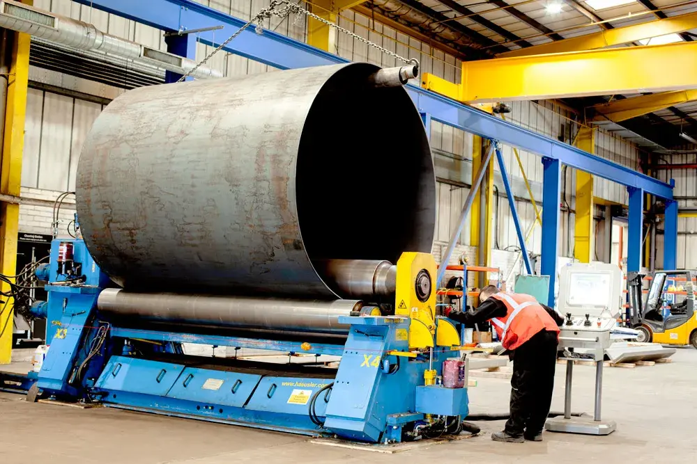 Large format metal plate rolling - 2