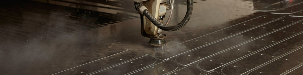 Twin Headed Water Jet Cutting